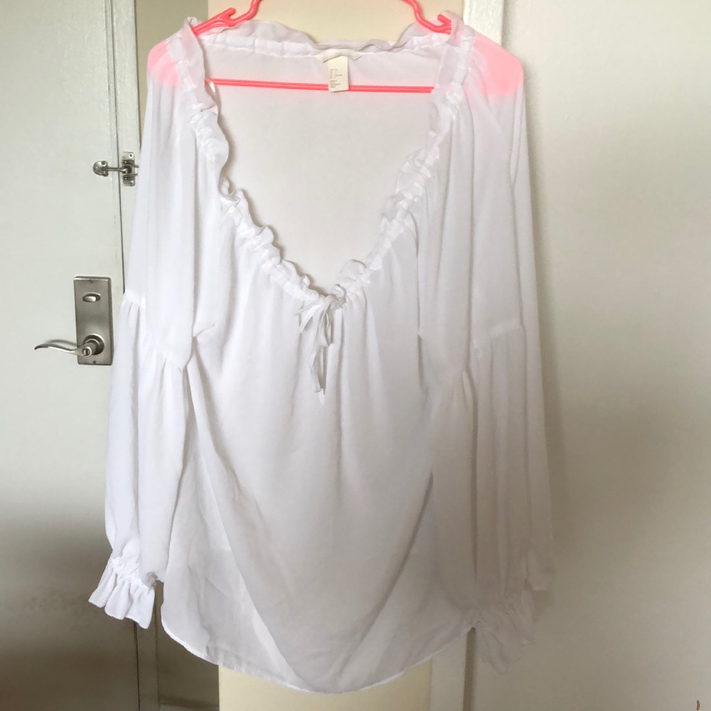 White H&M Blouse